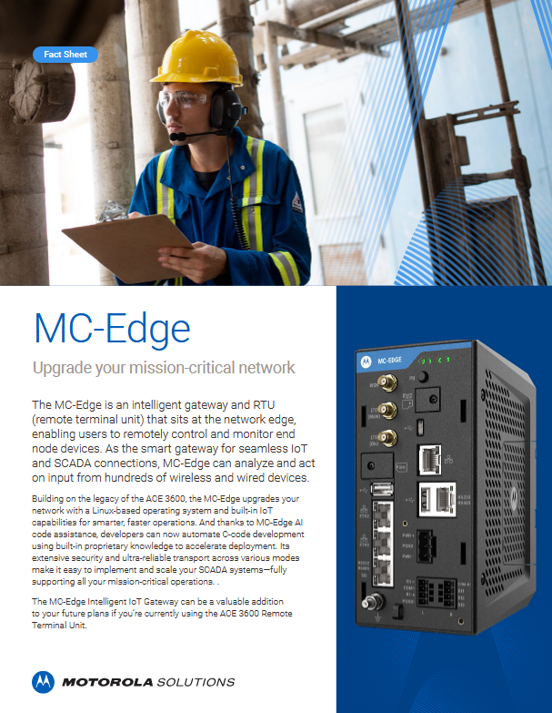 MC-Edge and ACE 3600 fact sheet