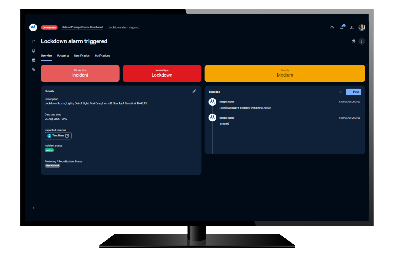 K-12 Resilience showing the incident response workflow