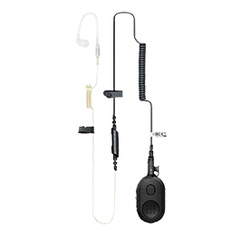 WP300 wireless Bluetooth control pod with translucent tube earpiece