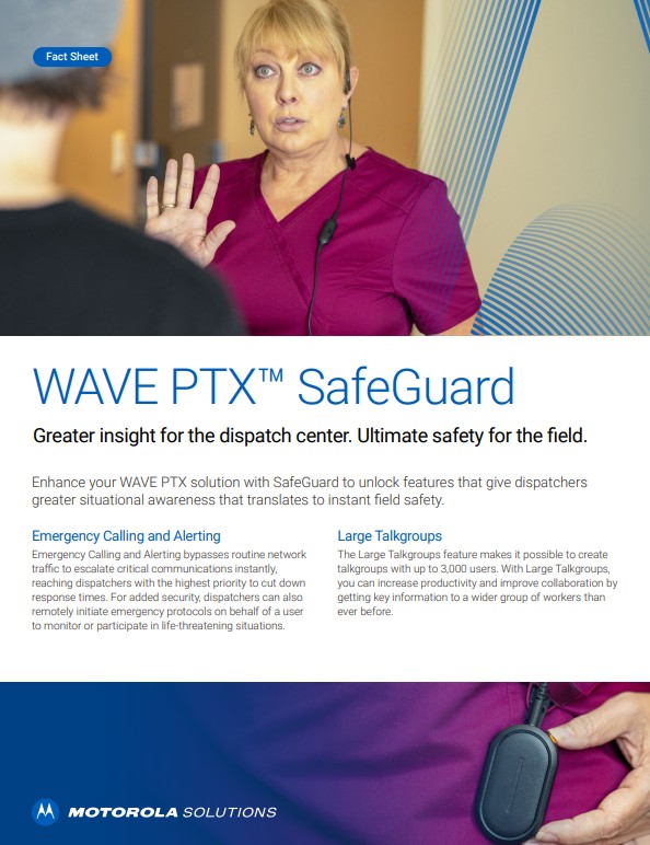 WAVE PTX SafeGuard fact sheet